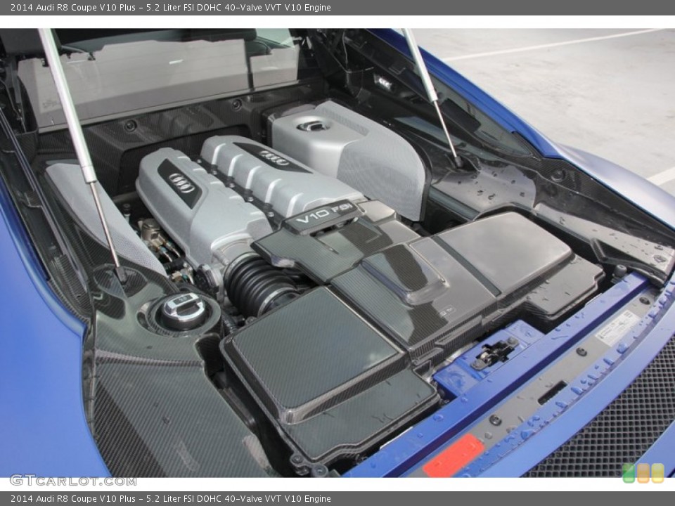 5.2 Liter FSI DOHC 40-Valve VVT V10 Engine for the 2014 Audi R8 #98122661