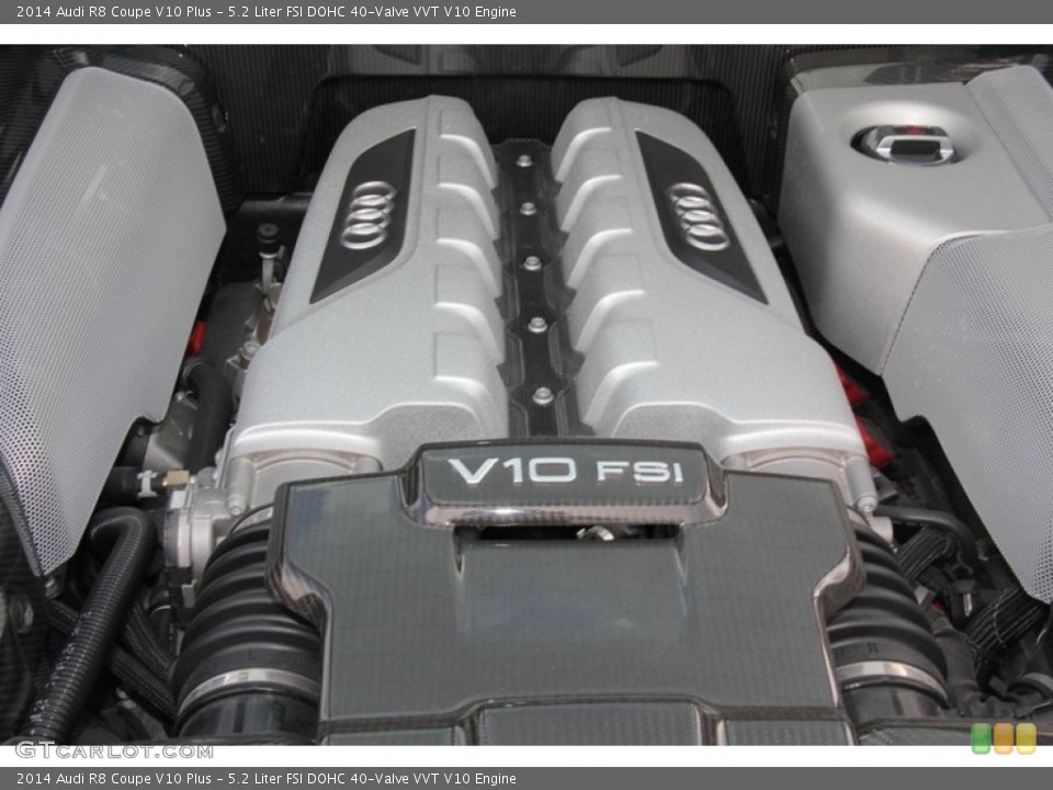 5.2 Liter FSI DOHC 40-Valve VVT V10 Engine for the 2014 Audi R8 #98122676