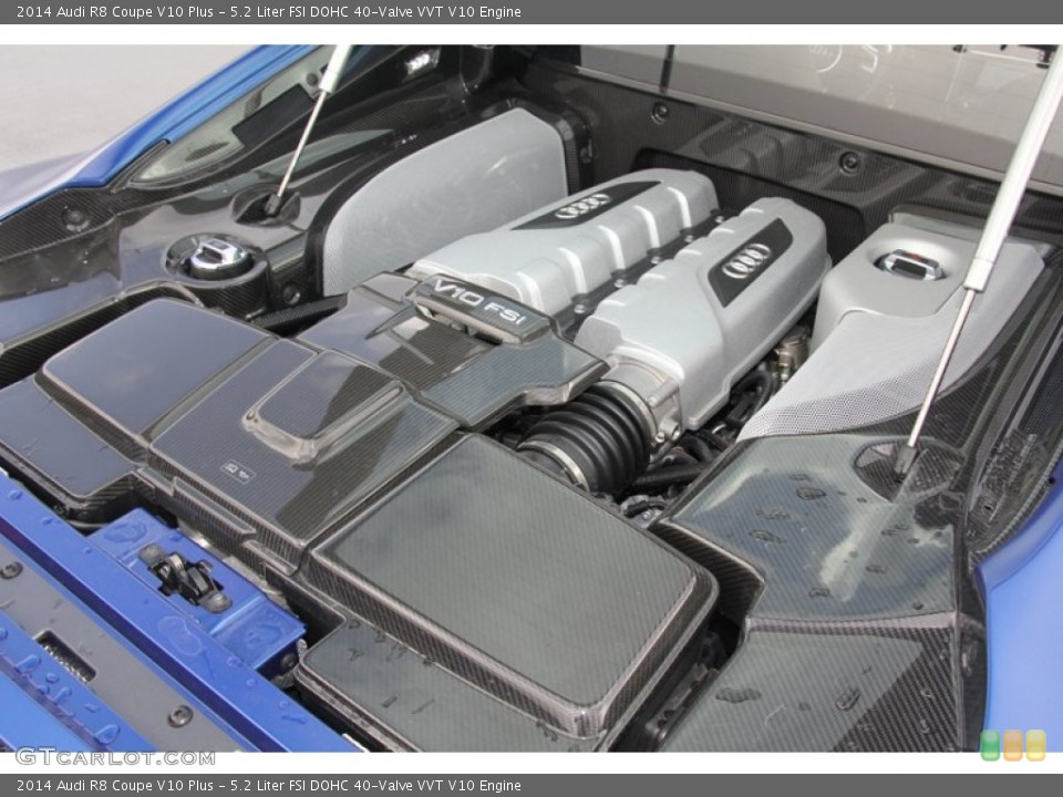 5.2 Liter FSI DOHC 40-Valve VVT V10 Engine for the 2014 Audi R8 #98122694