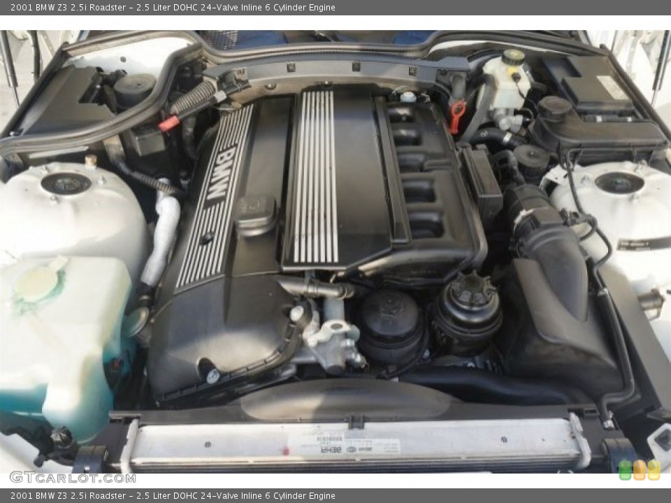 2.5 Liter DOHC 24-Valve Inline 6 Cylinder 2001 BMW Z3 Engine