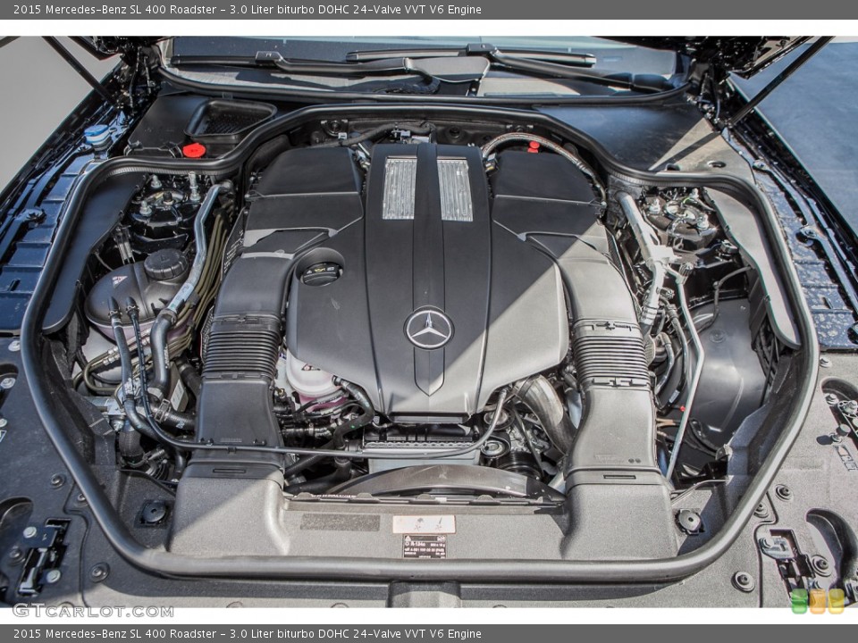 3.0 Liter biturbo DOHC 24-Valve VVT V6 Engine for the 2015 Mercedes-Benz SL #98212497