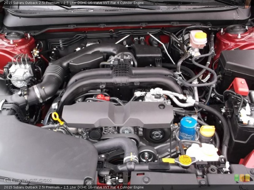 2.5 Liter DOHC 16-Valve VVT Flat 4 Cylinder Engine for the 2015 Subaru Outback #98244701