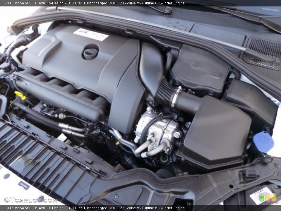 3.0 Liter Turbocharged DOHC 24-Valve VVT Inline 6 Cylinder Engine for the 2015 Volvo S60 #98265083