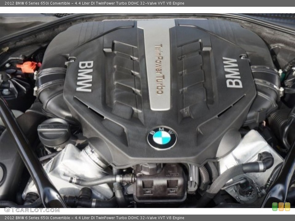 4.4 Liter DI TwinPower Turbo DOHC 32-Valve VVT V8 Engine for the 2012 BMW 6 Series #98282483