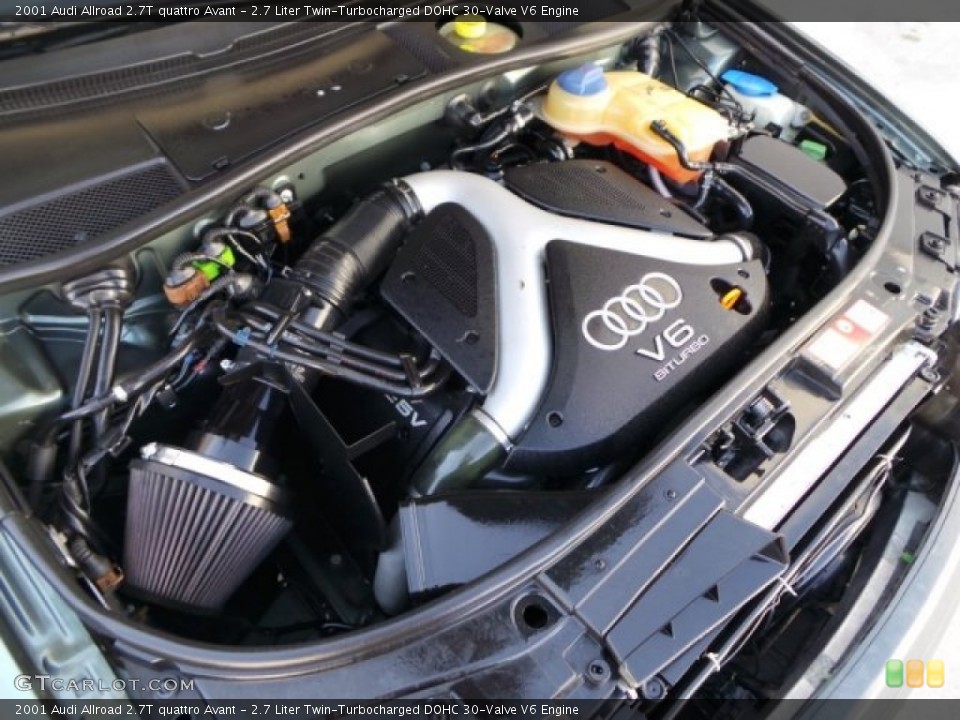 2.7 Liter Twin-Turbocharged DOHC 30-Valve V6 Engine for the 2001 Audi Allroad #98288728