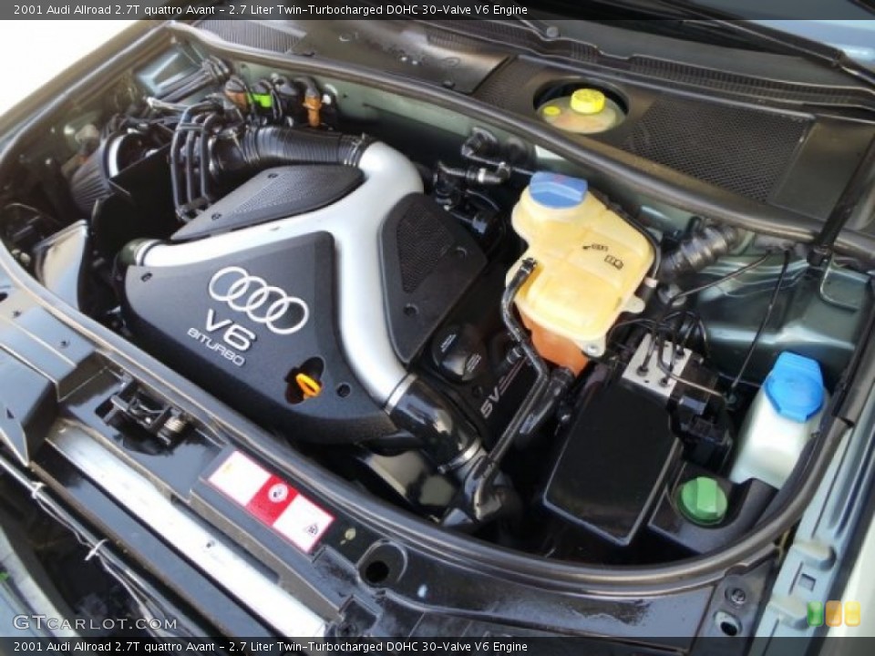 2.7 Liter Twin-Turbocharged DOHC 30-Valve V6 Engine for the 2001 Audi Allroad #98288749