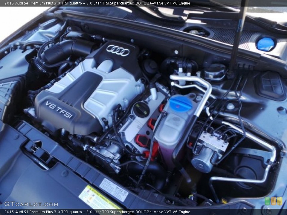 3.0 Liter TFSI Supercharged DOHC 24-Valve VVT V6 Engine for the 2015 Audi S4 #98290595