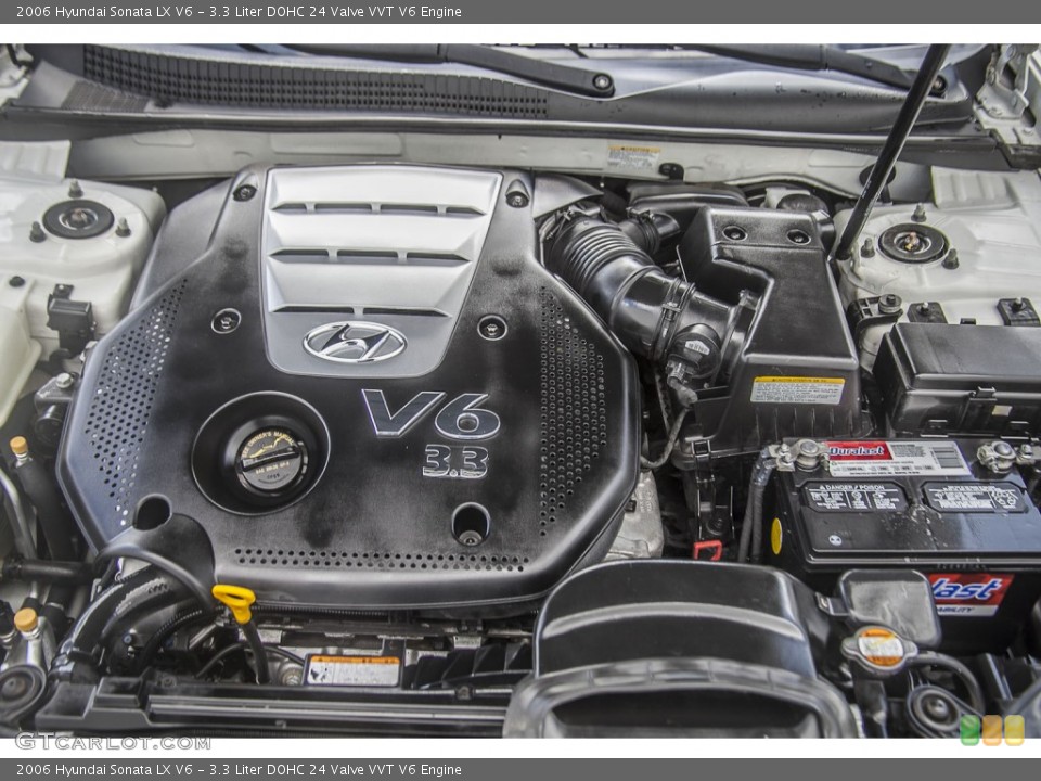 3.3 Liter DOHC 24 Valve VVT V6 Engine for the 2006 Hyundai