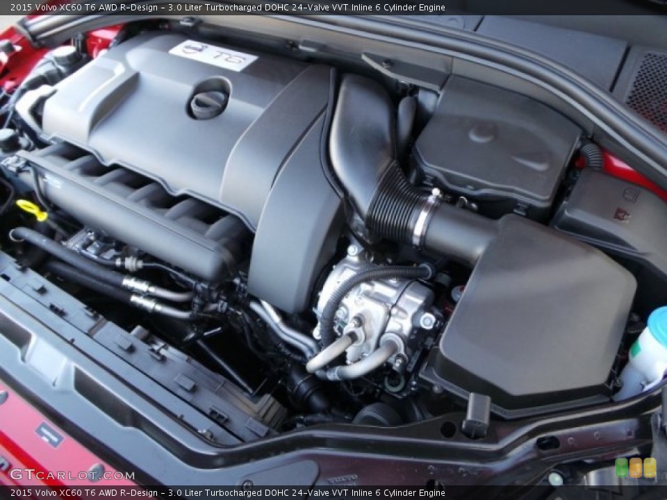 3.0 Liter Turbocharged DOHC 24-Valve VVT Inline 6 Cylinder Engine for the 2015 Volvo XC60 #98311651