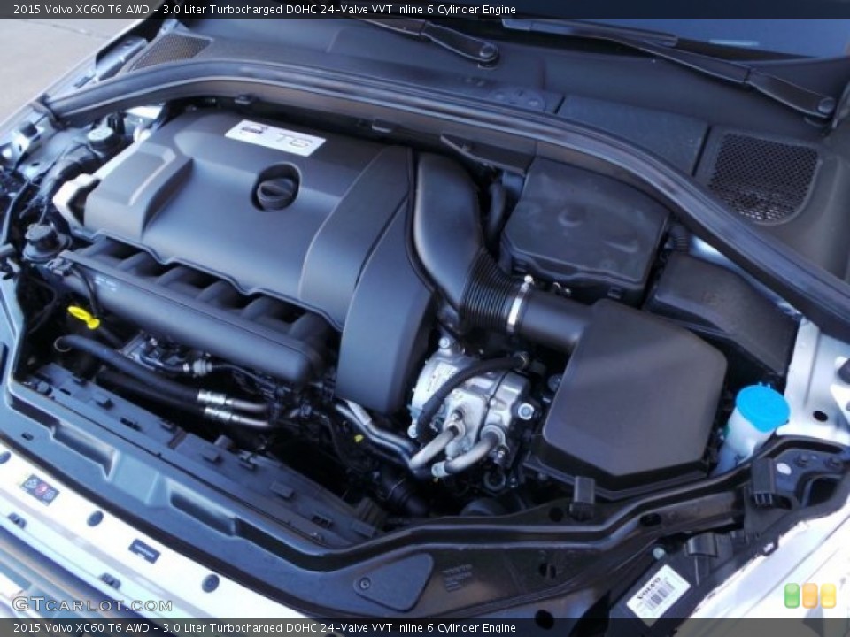 3.0 Liter Turbocharged DOHC 24-Valve VVT Inline 6 Cylinder Engine for the 2015 Volvo XC60 #98313922