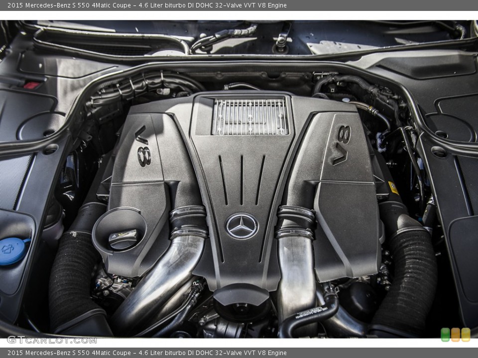 4.6 Liter biturbo DI DOHC 32-Valve VVT V8 Engine for the 2015 Mercedes-Benz S #98345679