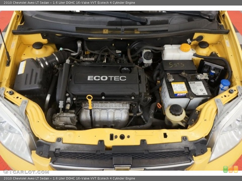 1.6 Liter DOHC 16-Valve VVT Ecotech 4 Cylinder Engine for the 2010 Chevrolet Aveo #98349896