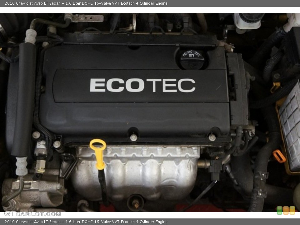 1.6 Liter DOHC 16-Valve VVT Ecotech 4 Cylinder Engine for the 2010 Chevrolet Aveo #98349918