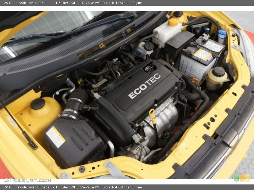 1.6 Liter DOHC 16-Valve VVT Ecotech 4 Cylinder Engine for the 2010 Chevrolet Aveo #98349945