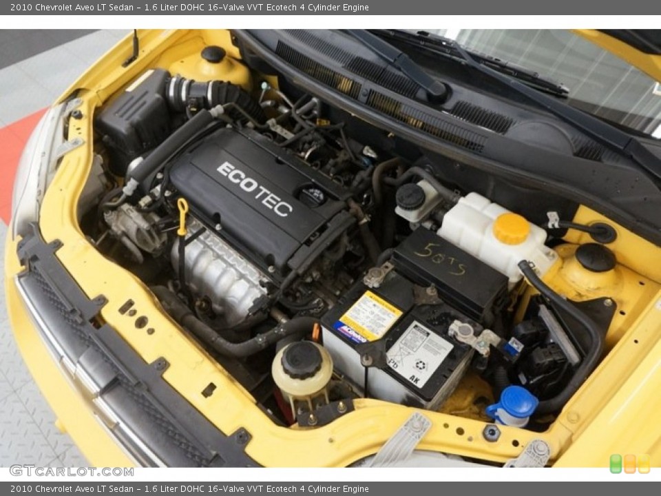1.6 Liter DOHC 16-Valve VVT Ecotech 4 Cylinder Engine for the 2010 Chevrolet Aveo #98349969