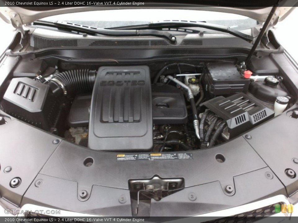2.4 Liter DOHC 16-Valve VVT 4 Cylinder 2010 Chevrolet Equinox Engine