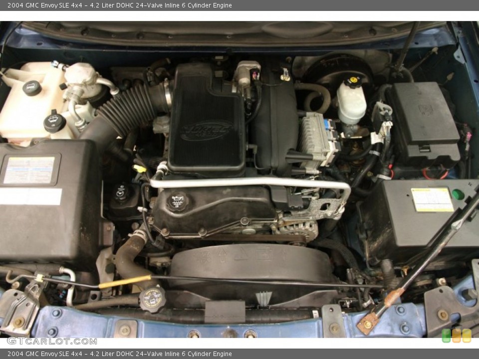 4.2 Liter DOHC 24-Valve Inline 6 Cylinder Engine for the 2004 GMC Envoy #98377668