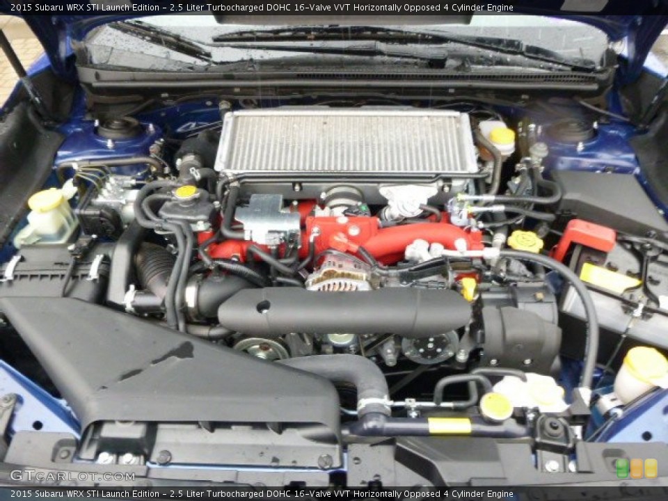 2.5 Liter Turbocharged DOHC 16-Valve VVT Horizontally Opposed 4 Cylinder Engine for the 2015 Subaru WRX #98435062