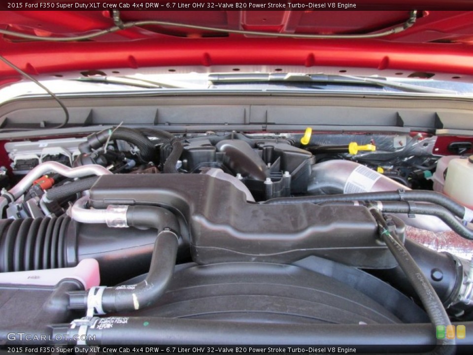 6.7 Liter OHV 32-Valve B20 Power Stroke Turbo-Diesel V8 Engine for the 2015 Ford F350 Super Duty #98436179
