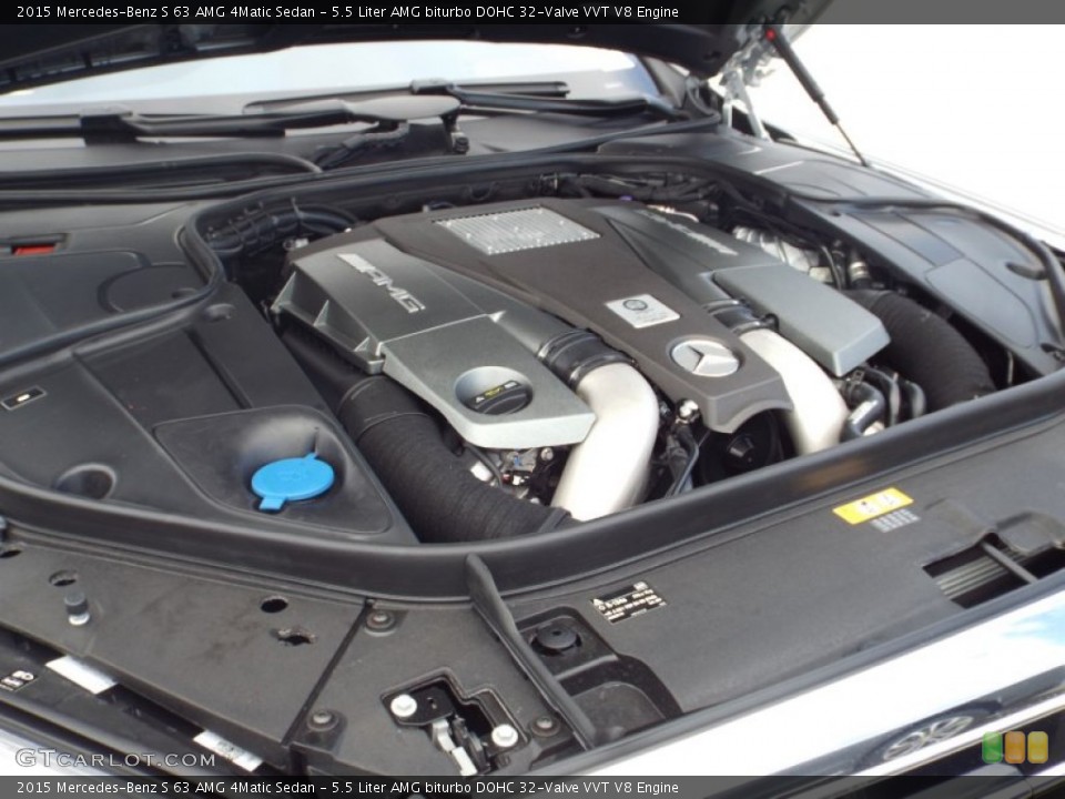 5.5 Liter AMG biturbo DOHC 32-Valve VVT V8 Engine for the 2015 Mercedes-Benz S #98447654