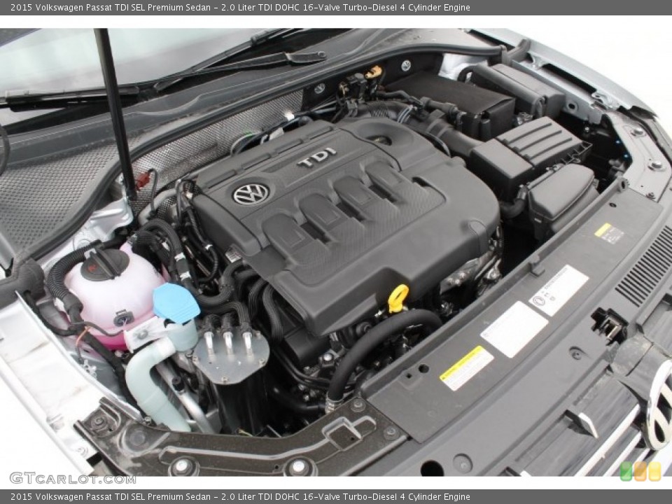 2.0 Liter TDI DOHC 16-Valve Turbo-Diesel 4 Cylinder Engine for the 2015 Volkswagen Passat #98483709