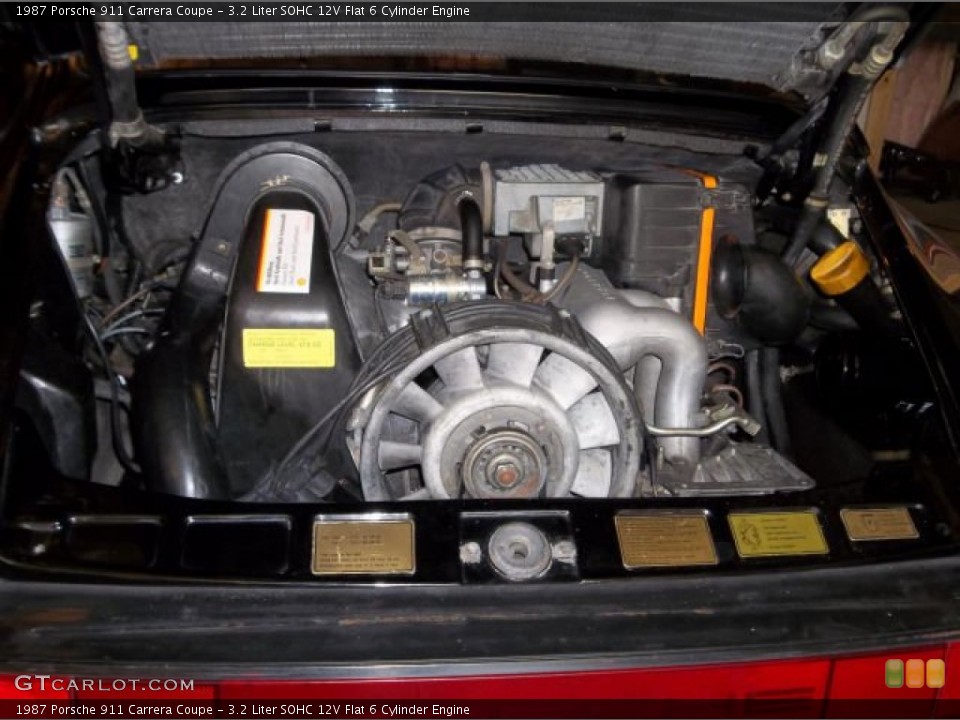 3.2 Liter SOHC 12V Flat 6 Cylinder Engine for the 1987 Porsche 911 #98503250