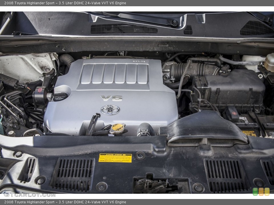 3.5 Liter DOHC 24-Valve VVT V6 Engine for the 2008 Toyota Highlander #98548187