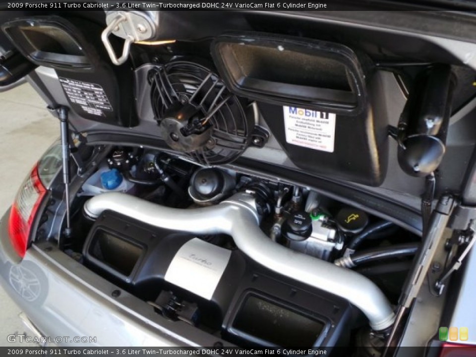 3.6 Liter Twin-Turbocharged DOHC 24V VarioCam Flat 6 Cylinder Engine for the 2009 Porsche 911 #98569921