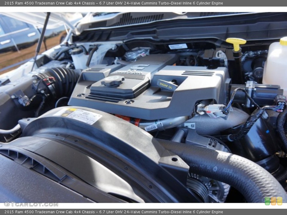 6.7 Liter OHV 24-Valve Cummins Turbo-Diesel Inline 6 Cylinder Engine for the 2015 Ram 4500 #98574088