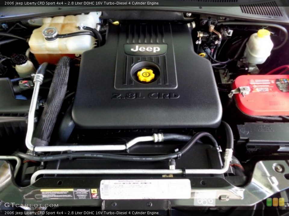 2.8 Liter DOHC 16V Turbo-Diesel 4 Cylinder Engine for the 2006 Jeep Liberty #98612484