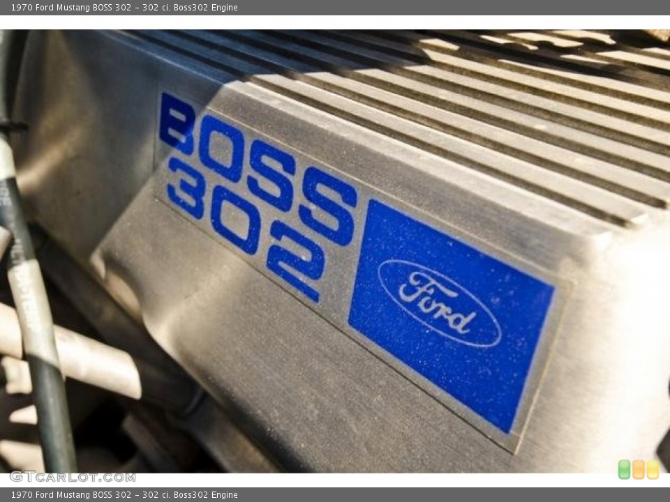 302 ci. Boss302 Engine for the 1970 Ford Mustang #98638328