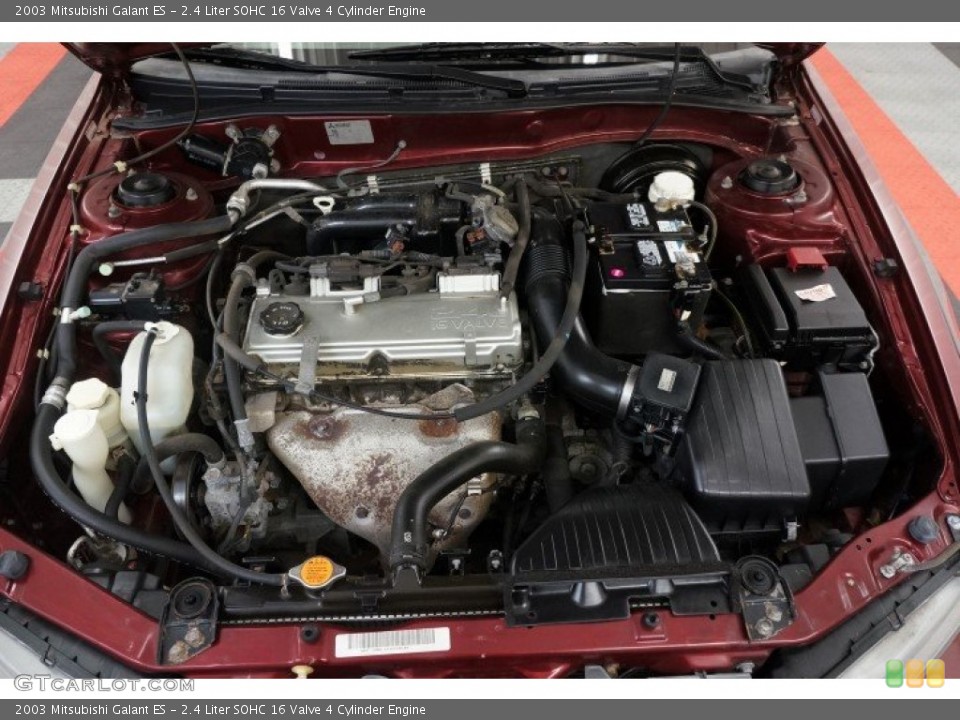 2.4 Liter SOHC 16 Valve 4 Cylinder Engine for the 2003 Mitsubishi Galant #98658257