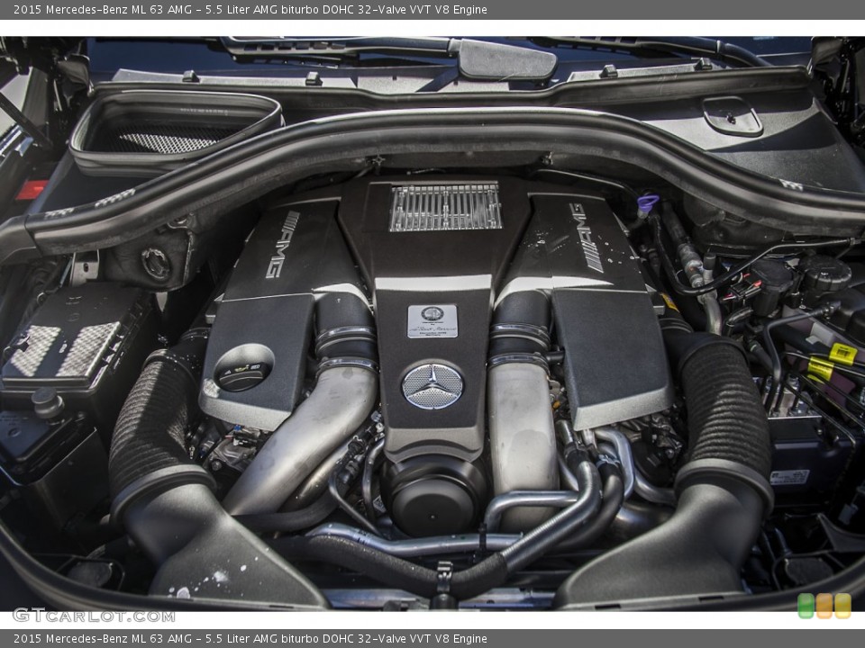 5.5 Liter AMG biturbo DOHC 32-Valve VVT V8 Engine for the 2015 Mercedes-Benz ML #98662310