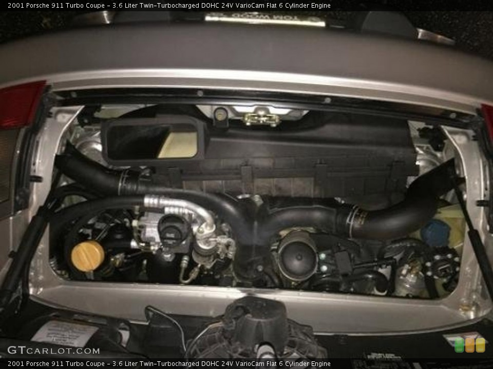 3.6 Liter Twin-Turbocharged DOHC 24V VarioCam Flat 6 Cylinder Engine for the 2001 Porsche 911 #98682928