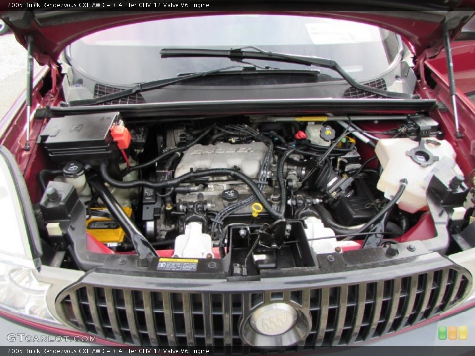 3.4 Liter OHV 12 Valve V6 Engine for the 2005 Buick Rendezvous #98709157
