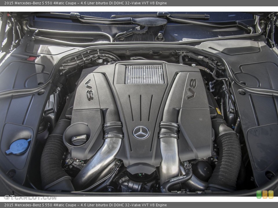 4.6 Liter biturbo DI DOHC 32-Valve VVT V8 Engine for the 2015 Mercedes-Benz S #98723296