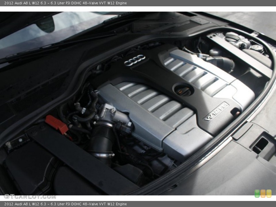 6.3 Liter FSI DOHC 48-Valve VVT W12 Engine for the 2012 Audi A8 #98738087