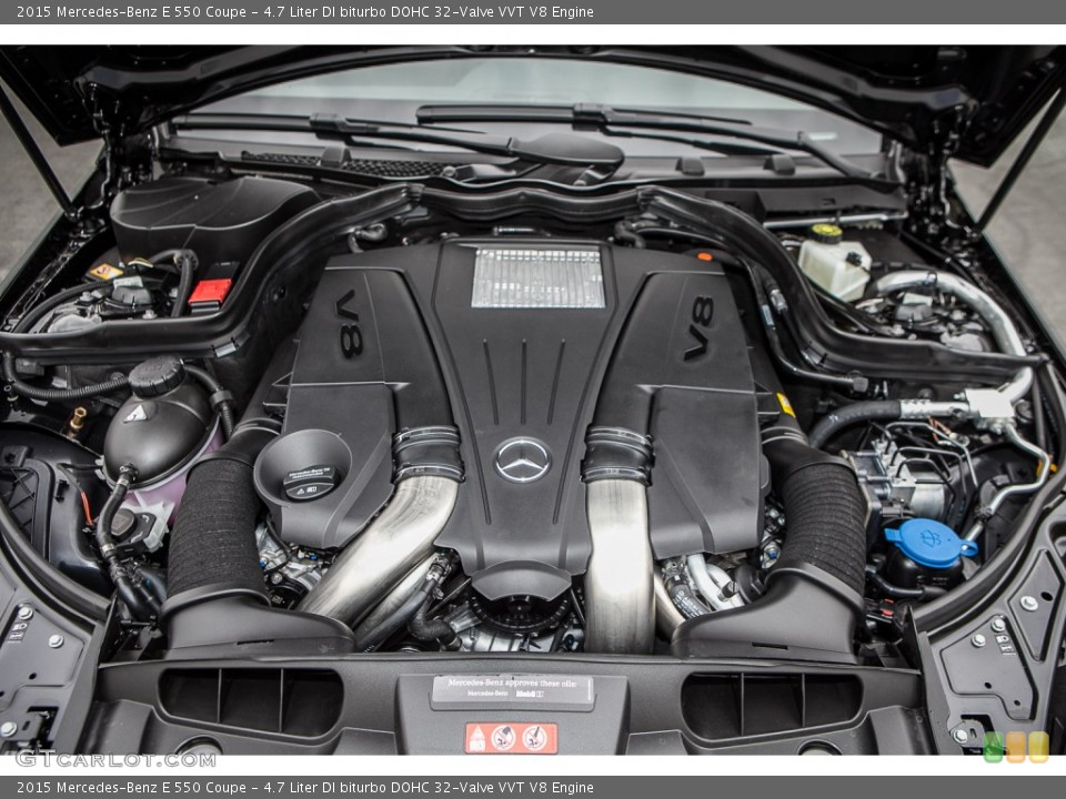 4.7 Liter DI biturbo DOHC 32-Valve VVT V8 Engine for the 2015 Mercedes-Benz E #98772208
