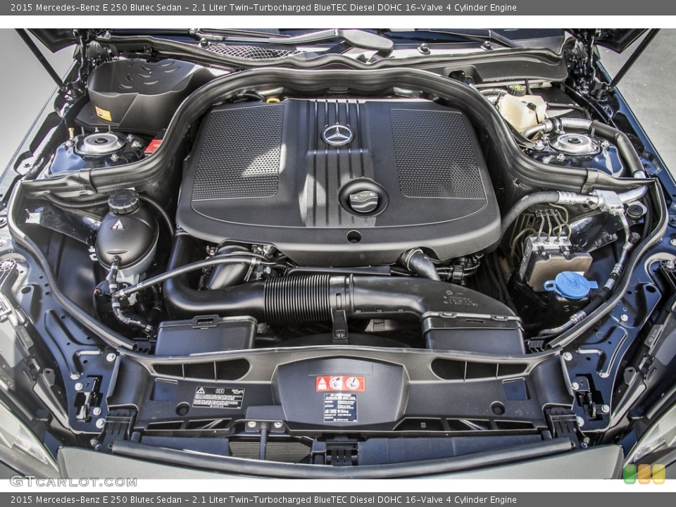 2.1 Liter Twin-Turbocharged BlueTEC Diesel DOHC 16-Valve 4 Cylinder Engine for the 2015 Mercedes-Benz E #98772919