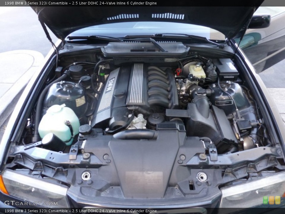 2.5 Liter DOHC 24-Valve Inline 6 Cylinder Engine for the 1998 BMW 3 Series #98786410