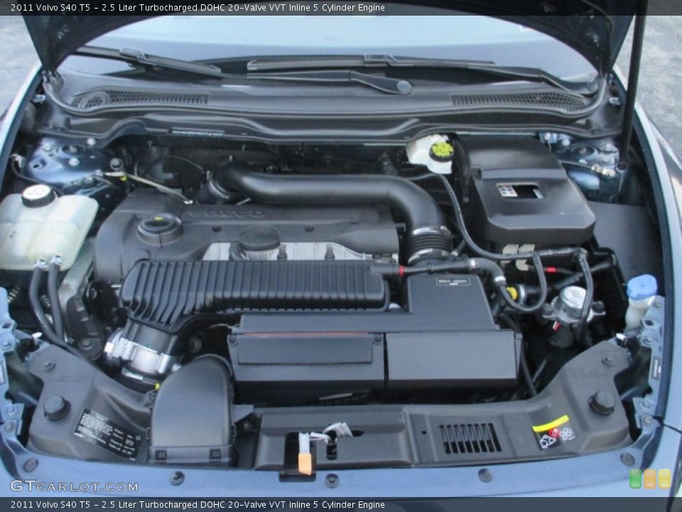2.5 Liter Turbocharged DOHC 20-Valve VVT Inline 5 Cylinder Engine for the 2011 Volvo S40 #98802874
