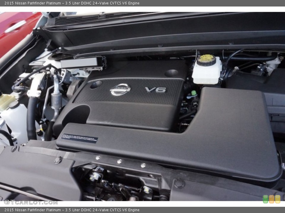3.5 Liter DOHC 24-Valve CVTCS V6 2015 Nissan Pathfinder Engine