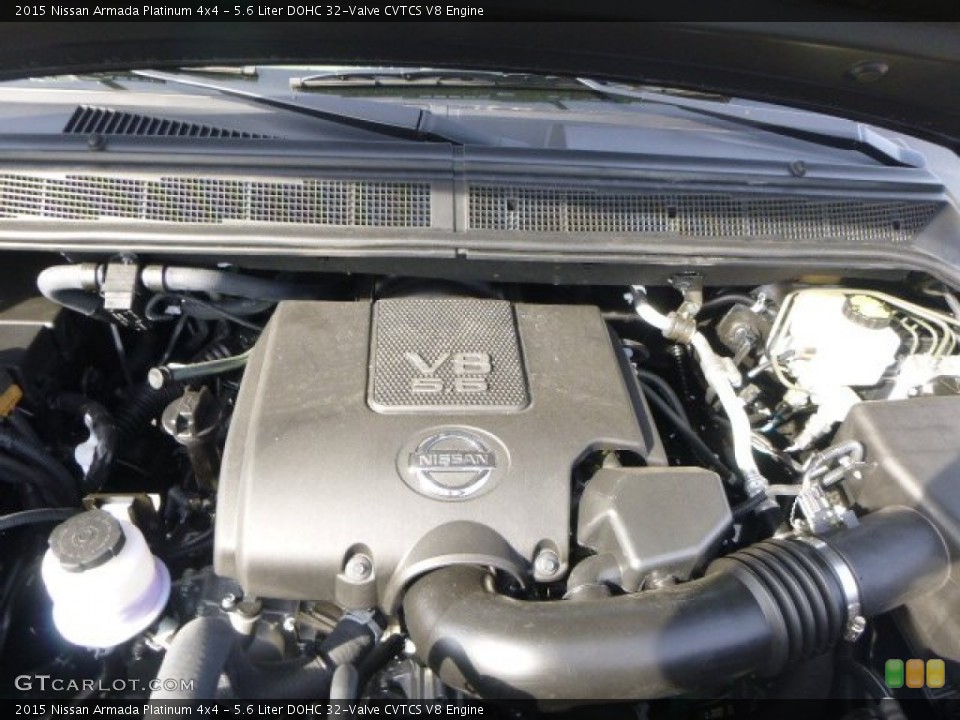 5.6 Liter DOHC 32-Valve CVTCS V8 Engine for the 2015 Nissan Armada #98835736