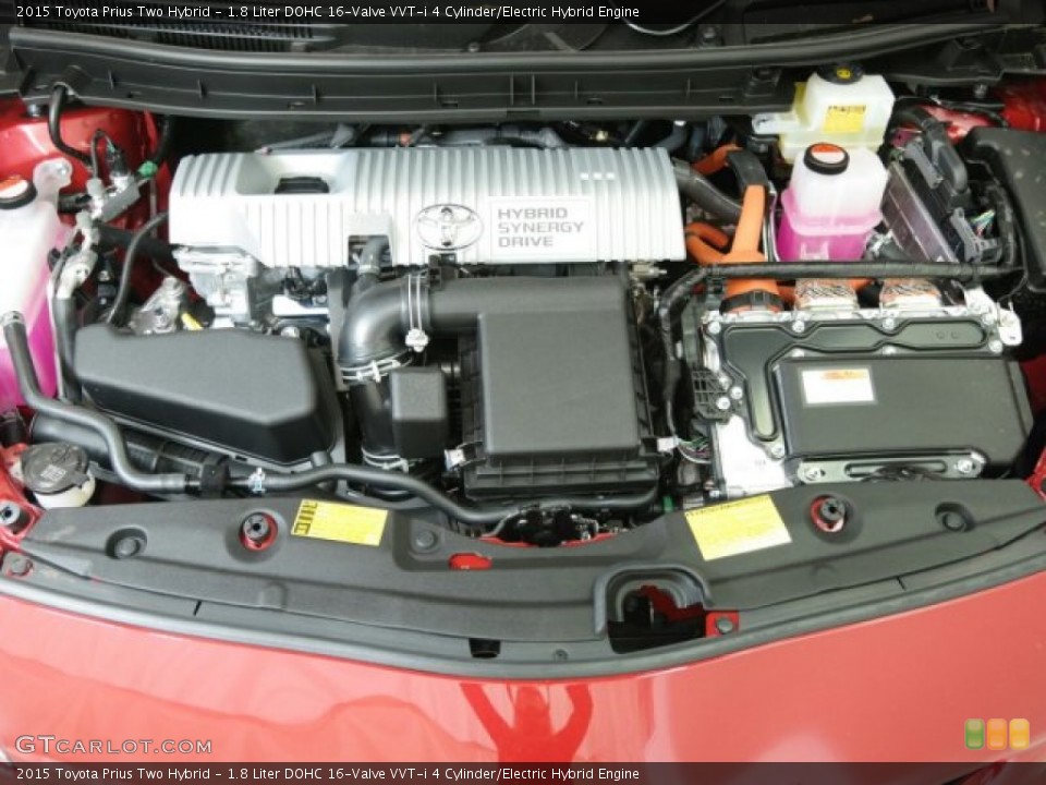 1.8 Liter DOHC 16-Valve VVT-i 4 Cylinder/Electric Hybrid Engine for the 2015 Toyota Prius #98840818