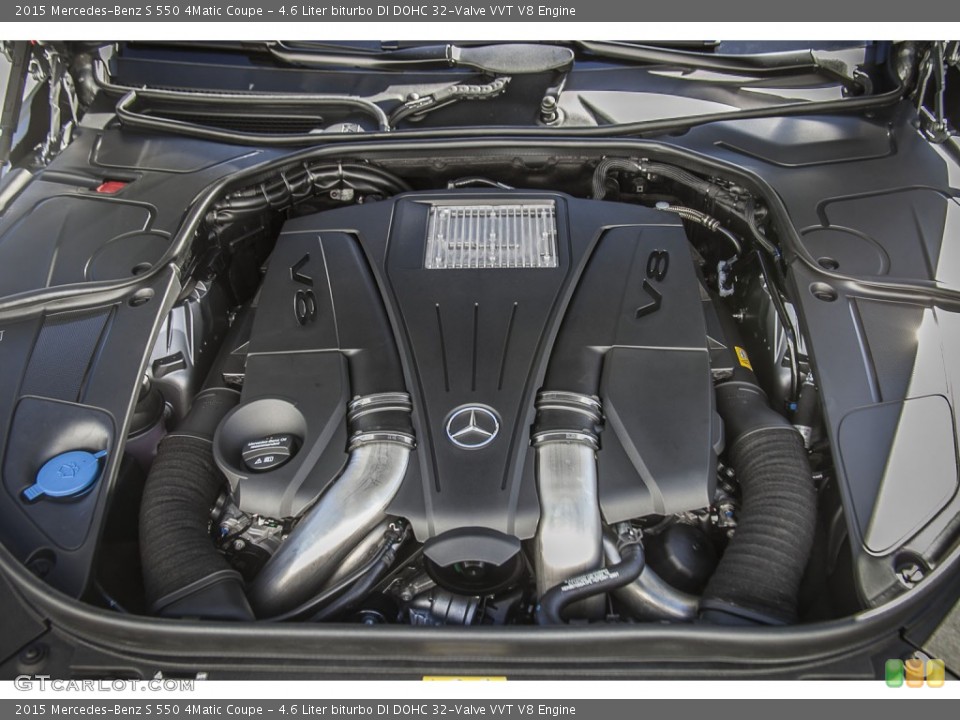 4.6 Liter biturbo DI DOHC 32-Valve VVT V8 Engine for the 2015 Mercedes-Benz S #98898022