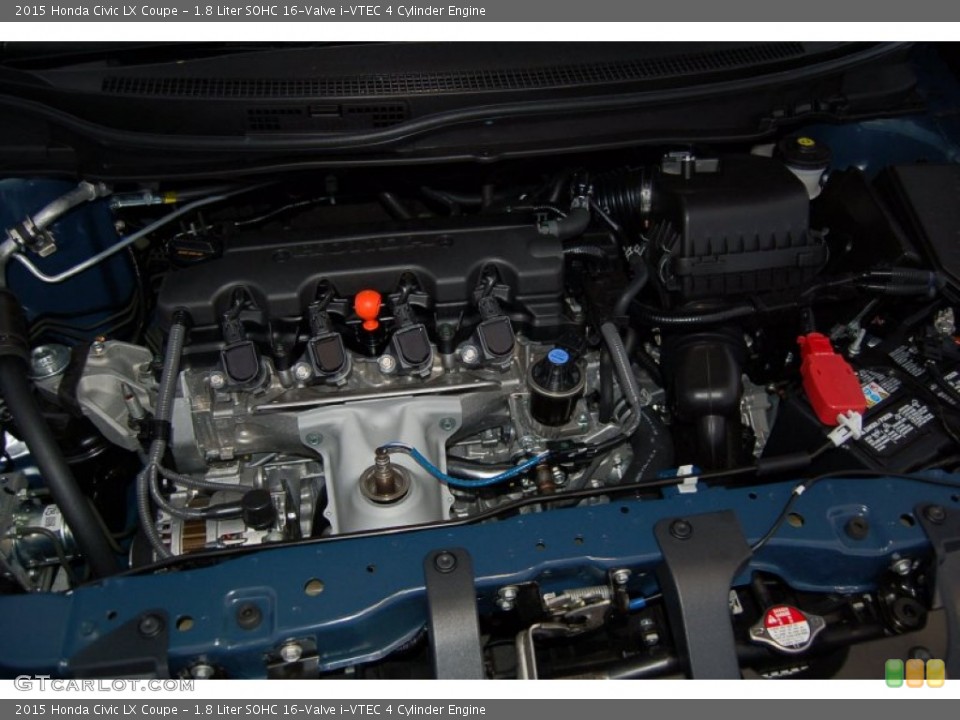 1.8 Liter SOHC 16-Valve i-VTEC 4 Cylinder Engine for the 2015 Honda Civic #98904595