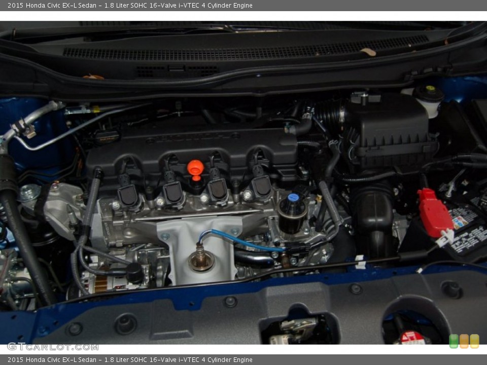 1.8 Liter SOHC 16-Valve i-VTEC 4 Cylinder Engine for the 2015 Honda Civic #98914150