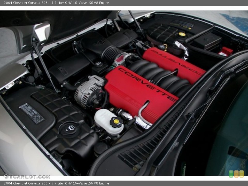 5.7 Liter OHV 16-Valve LS6 V8 Engine for the 2004 Chevrolet Corvette #98934052