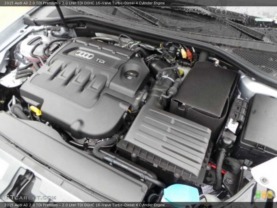 2.0 Liter TDI DOHC 16-Valve Turbo-Diesel 4 Cylinder Engine for the 2015 Audi A3 #98943553
