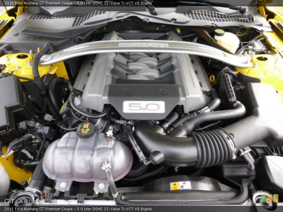 5.0 Liter DOHC 32-Valve Ti-VCT V8 Engine for the 2015 Ford Mustang #98990283